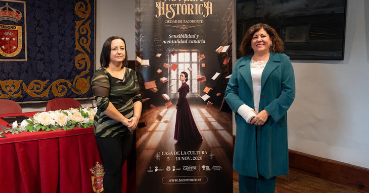 El Festival de Novela Histórica Ciudad de Tacoronte concede a María del Mar Rodríguez el premio literario de su VI edición
