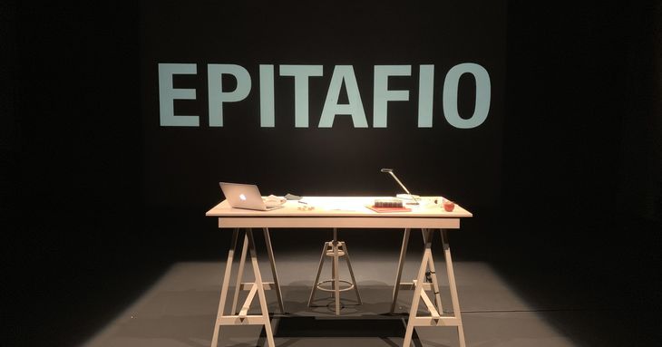 Sergio Blanco en 'Memento Mori o la celebración de la muerte' santa cruz de tenerife la salita octubre 2025