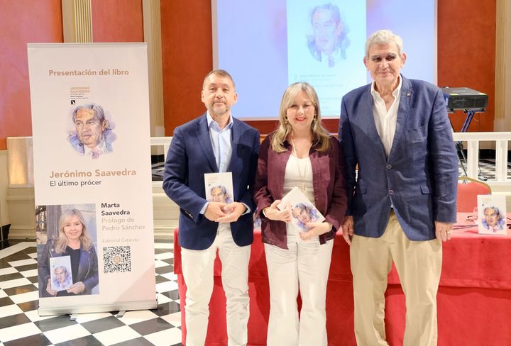 Presentación de 'Jerónimo Saavedra: El último prócer' libro tenerife 2026