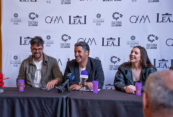 Adrián Rodríguez, Luis Yeray Gutiérrez e Inés Hernand