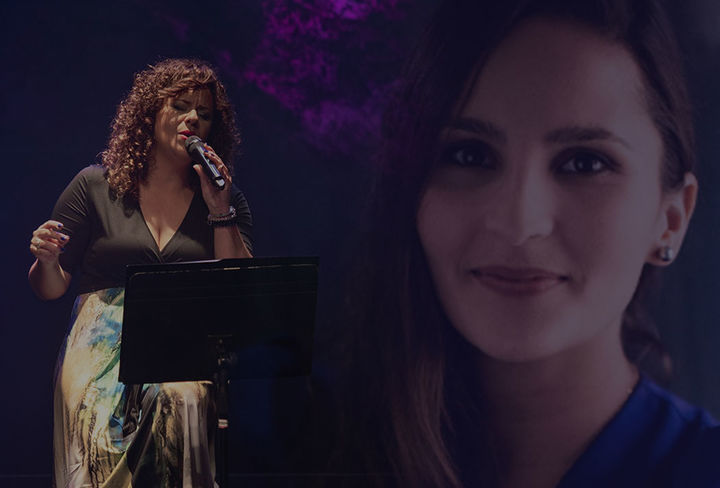 María Candelaria Hernández y Sandra Morales