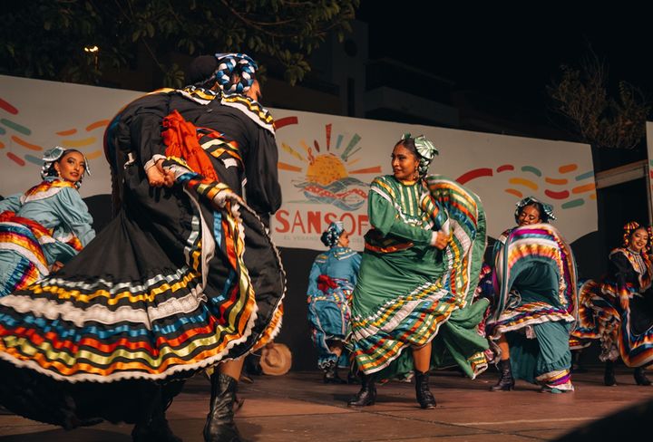 Muestra Folclórica de los Pueblos agosto tenerife El Médano, Granadilla