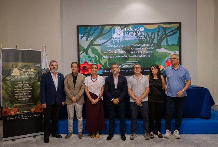 presentación 7! edicion Festival Taganana Santa Cruz de tenerife 2026 agosto