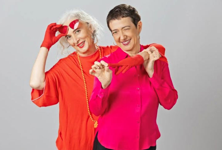 Señoras y señoras, María Guerra y Mariola Cubells