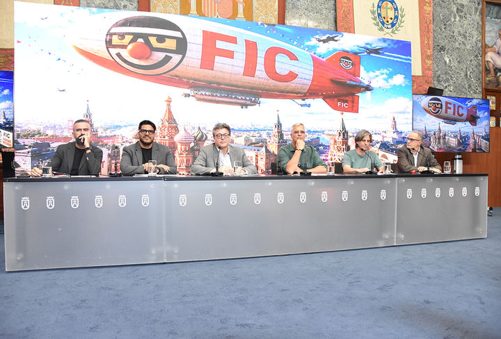 presentación XX FIC 2026 clownbaret tenerife