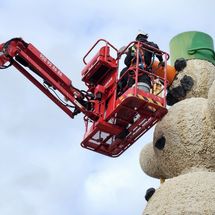 El 'Muñeco de nieve' recupera su nariz santa cruz de tenerife arte marzo 2026