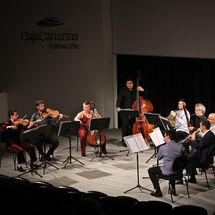 El 'Octeto de Schubert' en el ciclo Cámara en la Fundación cajacanarias tenerife concierto octubre 2025