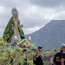 Inicio de la IV Visita Lustral de la Virgen de la Encarnación en Adeje tenerife septiembre 2025