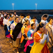 La Bahía de El Médano celebró los 30 años de la Muestra Folclórica de los Pueblos tenerife 2025