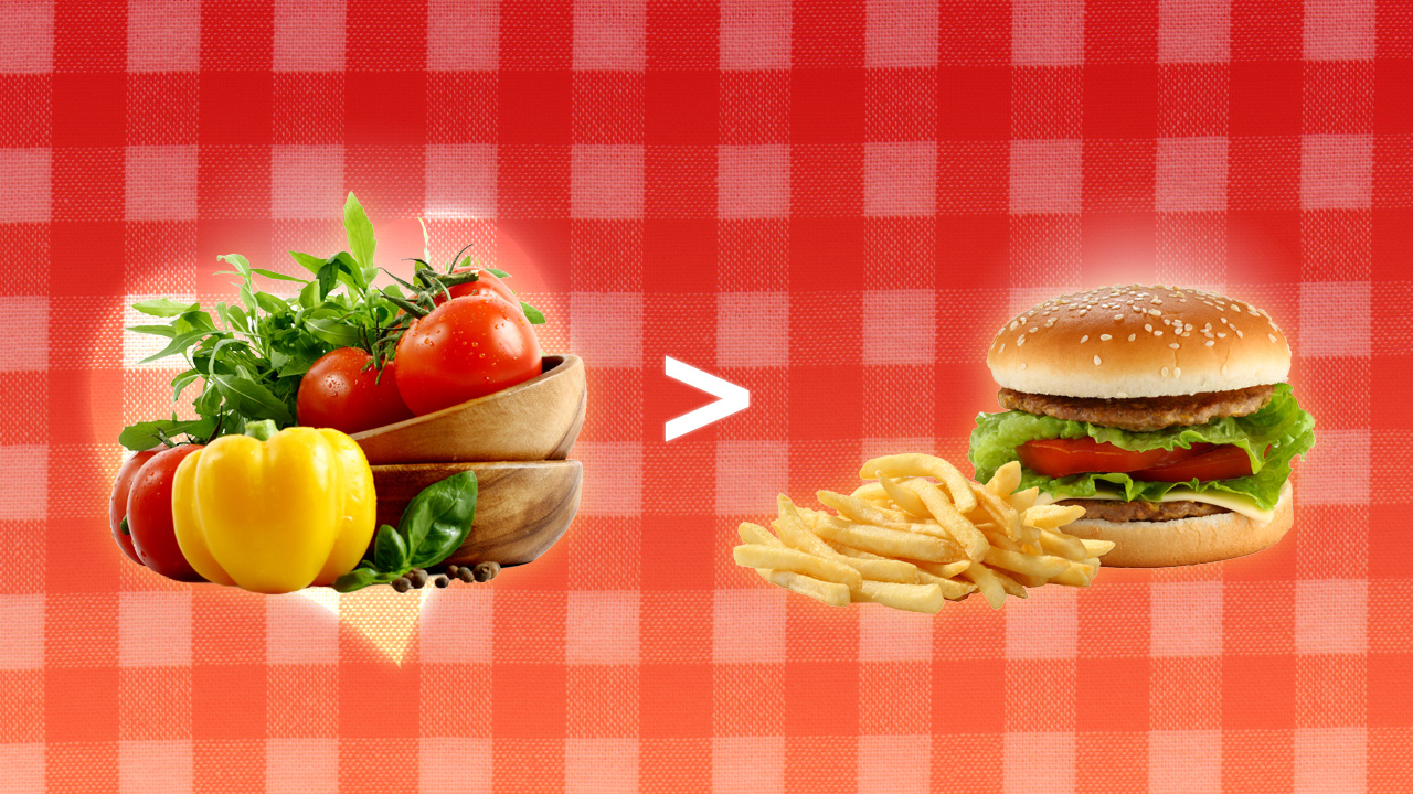 Healthy eating or eating healthily?
