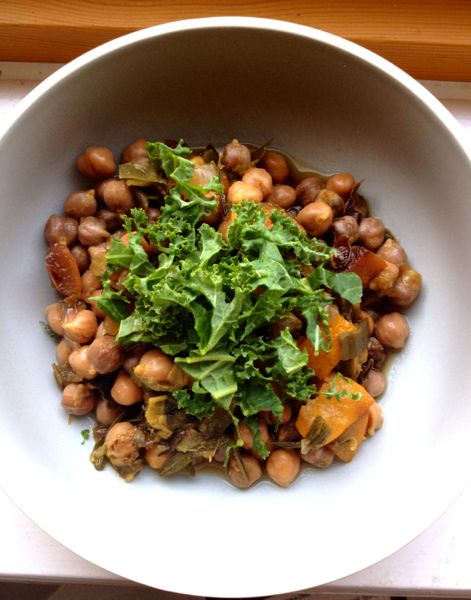Slow Cooker Recipe: Chickpeas with Orange, Rosemary and Leeks