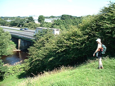 Crossing under the A1