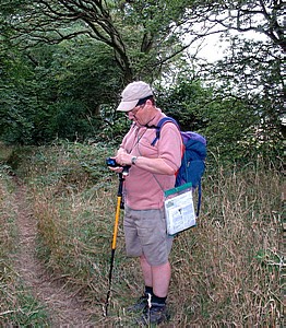 Changing the GPS batteries en-route!