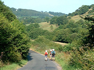 The road into Egton Bridge
