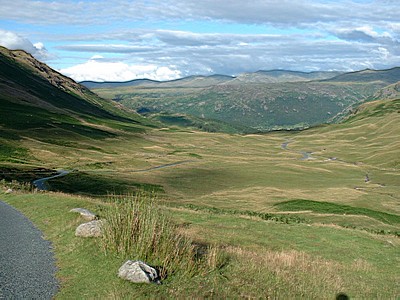 Descending on the old toll road