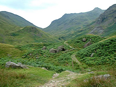 Looking up Grisedale