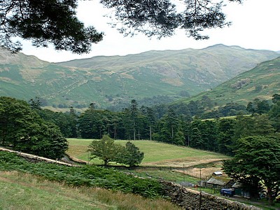 Looking towards Boredale Hause from the bottom of Grisedale