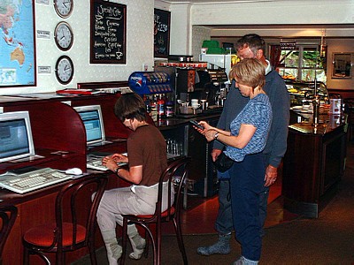 Internet cafe in Glenridding