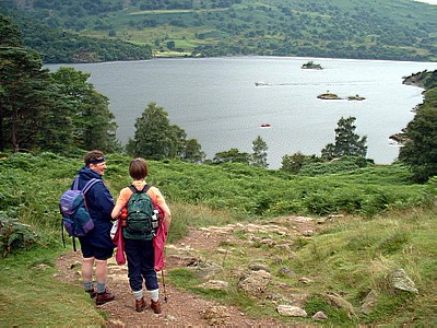Walking round Ullswater