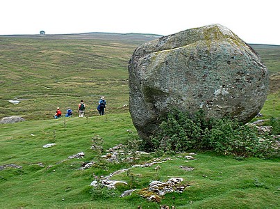 Erratic boulder