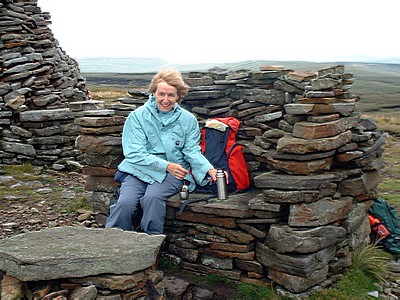 Tea stop on Nine Standards Rigg