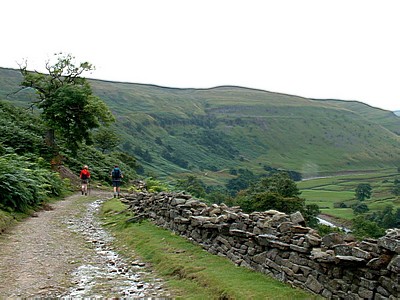 Path along the Swale valley