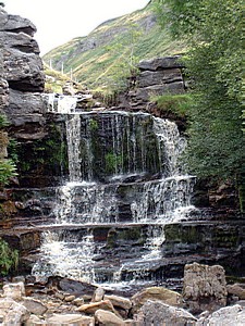 Waterfall in the Swale valley