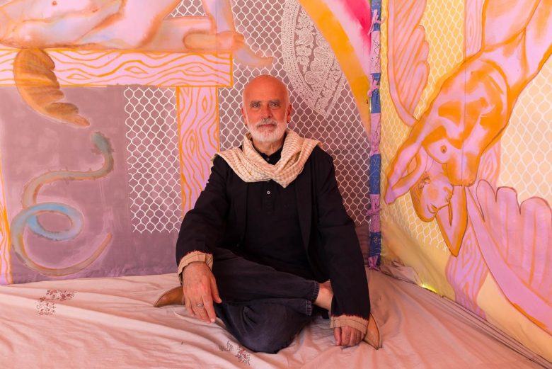 Francesco Clemente Portrait By Neil Greentree
