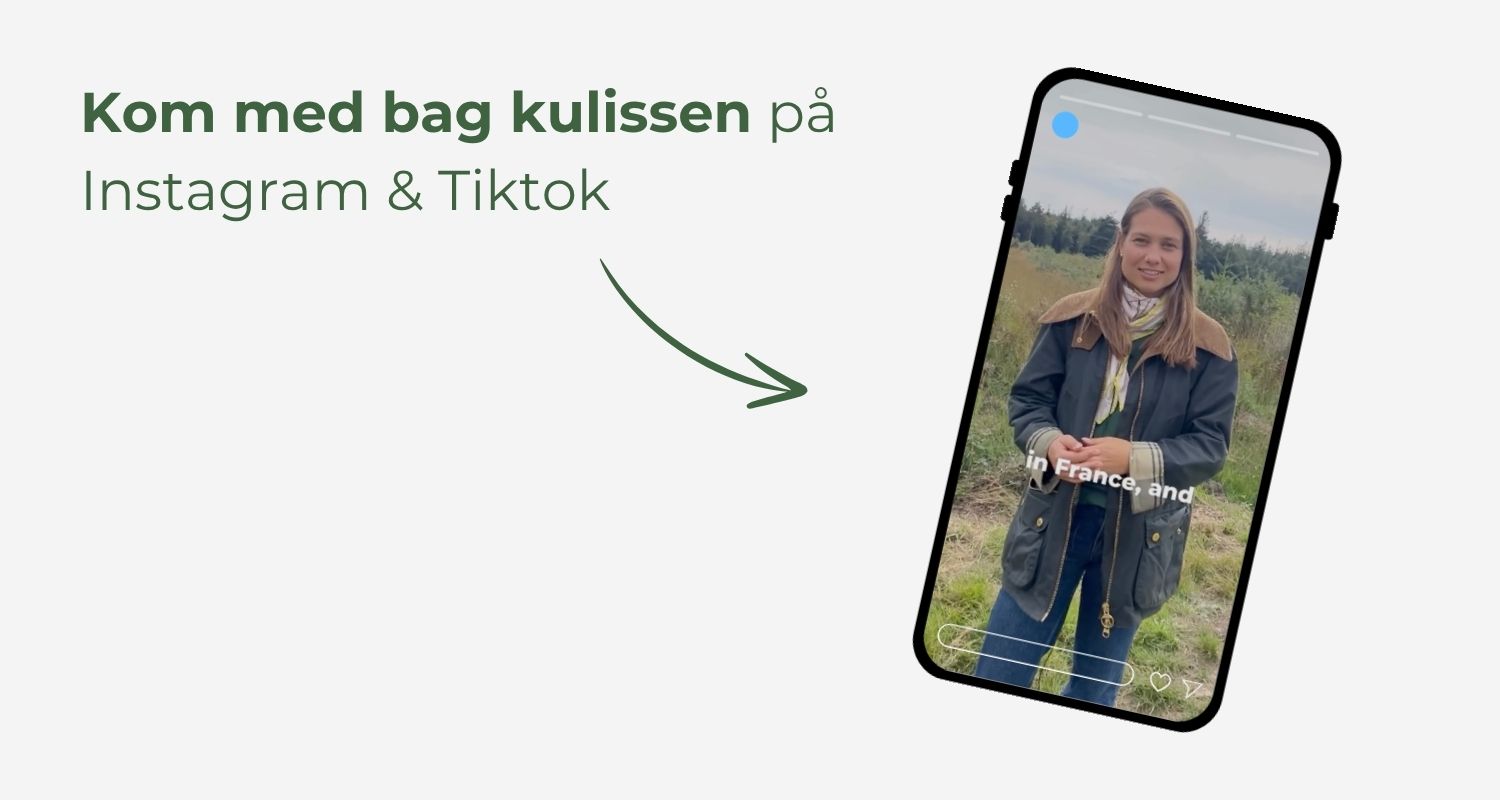 Kom med bag kulissen på Instagram & Tiktok