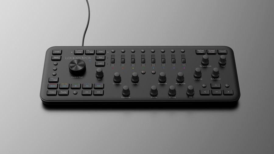 Das Loupedeck Plus von oben