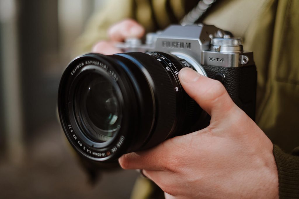 Fuji XT4 Frontansicht