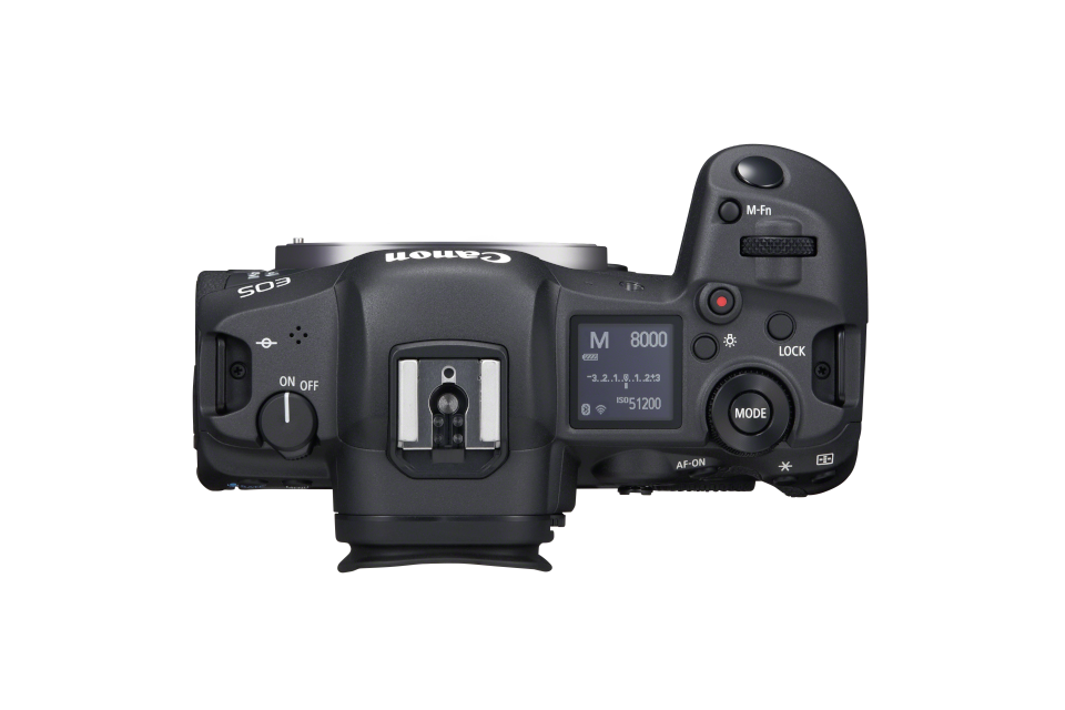 canon eos r5 body draufansicht