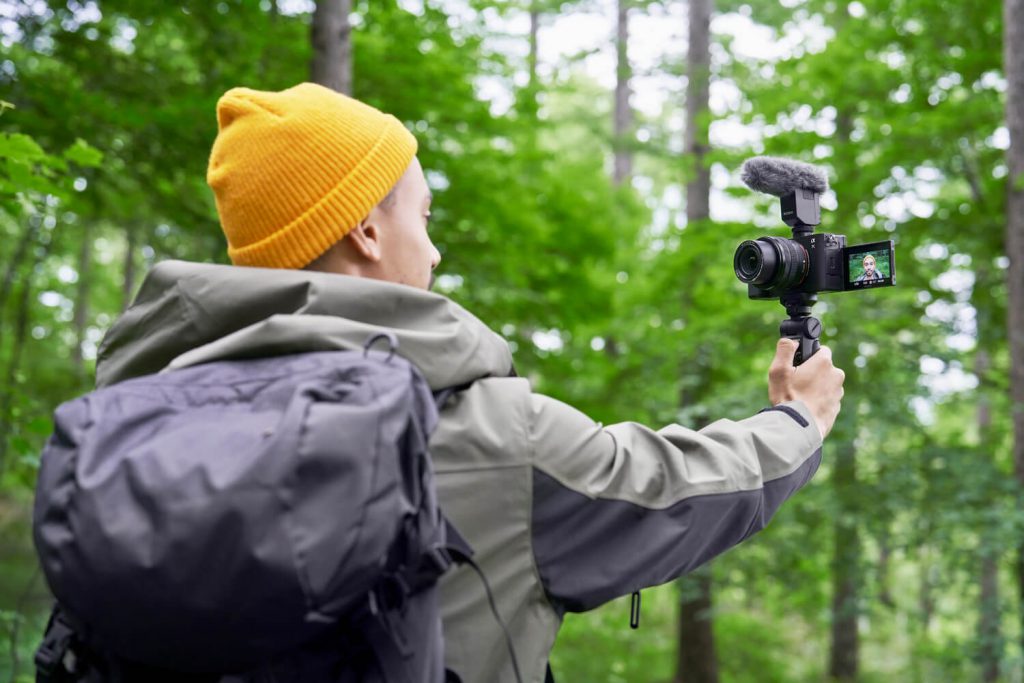 Sony Alpha 7 C Vlog im Wald