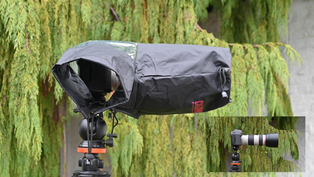Regenschutz für die Kamera