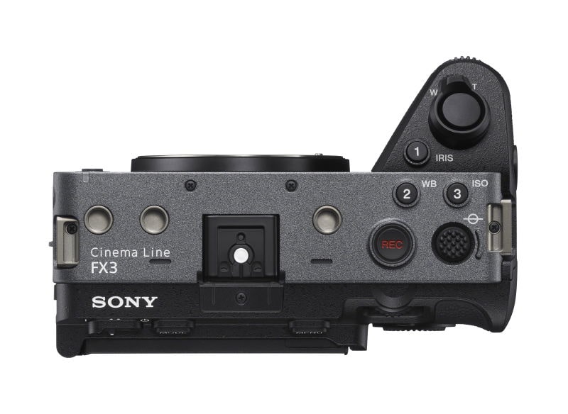 Sony FX3 Draufsicht
