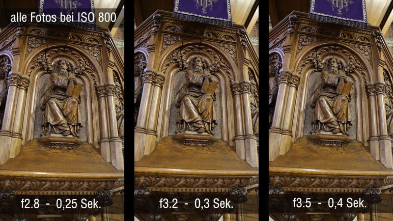 Canon Trinity Belichtungszeiten