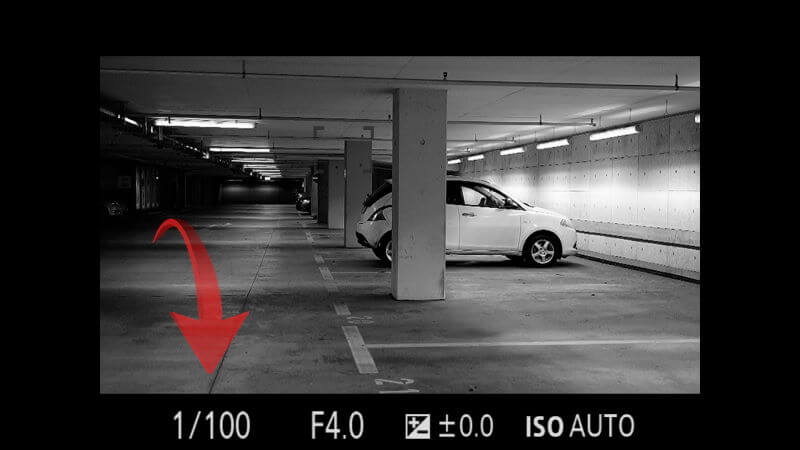 Tiefgarage Belichtungszeit