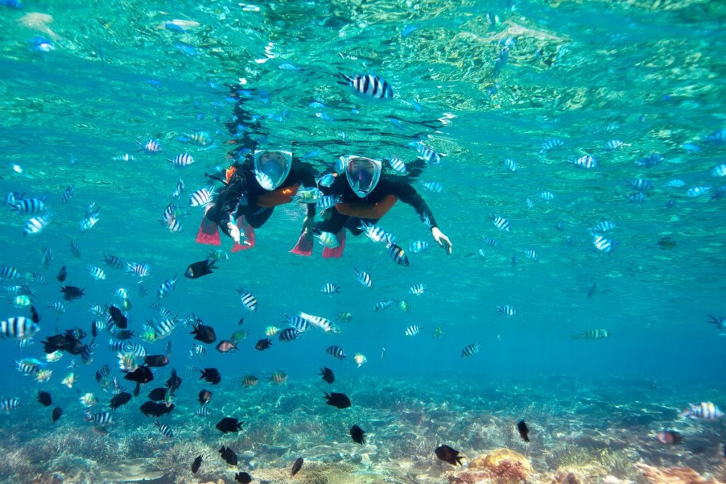 MASKA POWIERZCHNIOWA DO SNORKELINGU EASYBREATH SUBEA