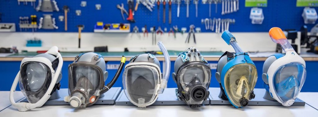 MASKA POWIERZCHNIOWA DO SNORKELINGU EASYBREATH SUBEA
