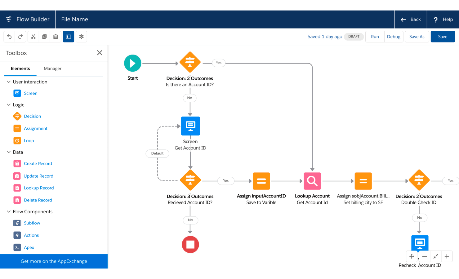 Salesforce low code customization