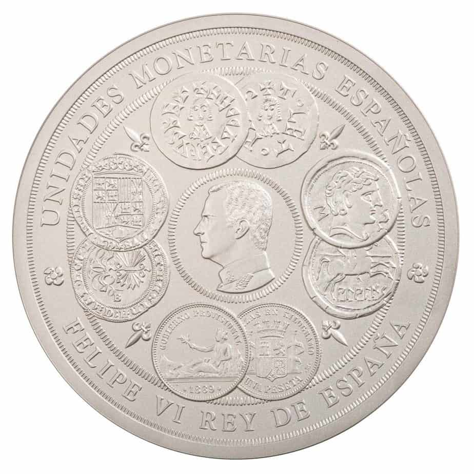 Moneda de 1 kilo de plata 2019 Unidades Españolas Blog Numismatico