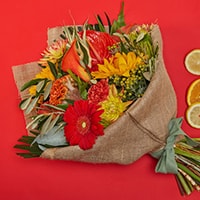 Bloom Magic - Flower Delivery Ireland - A warm and bright bouquet of gerbera, sunflowers and calla lillies. Always the freshest flowers. Available for flower delivery anywhere in Ireland.