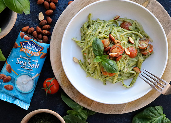 Vegan Almond and Spinach Pesto Recipe