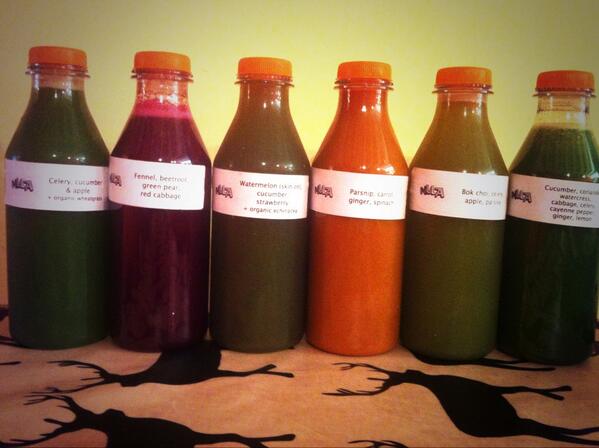 Juice bar shows how to use Twitter