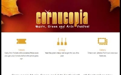 New website launch: Cornucopia Festival