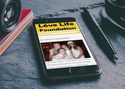 Motor Neurone Disease Charity Website Design