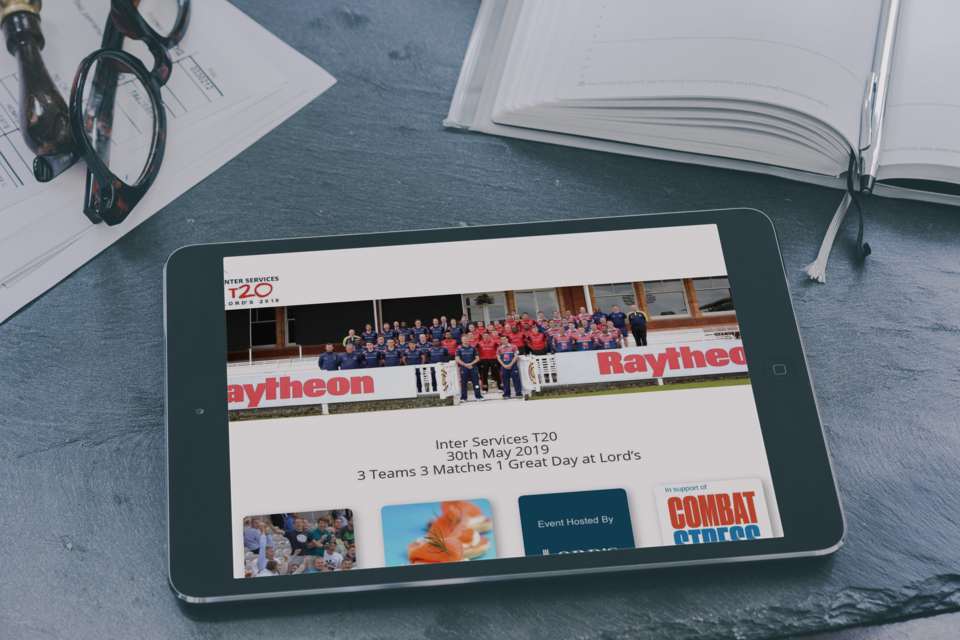 UK Armed Forces sport website design