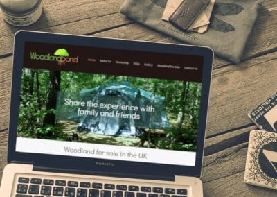 Woodland Sales website design