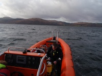 Fyne Pioneer in rough weather