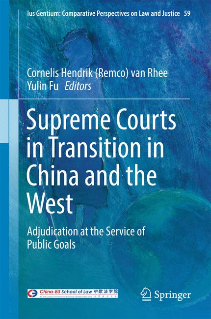 Cover of 'Supreme Courts in Transition in China and the West'